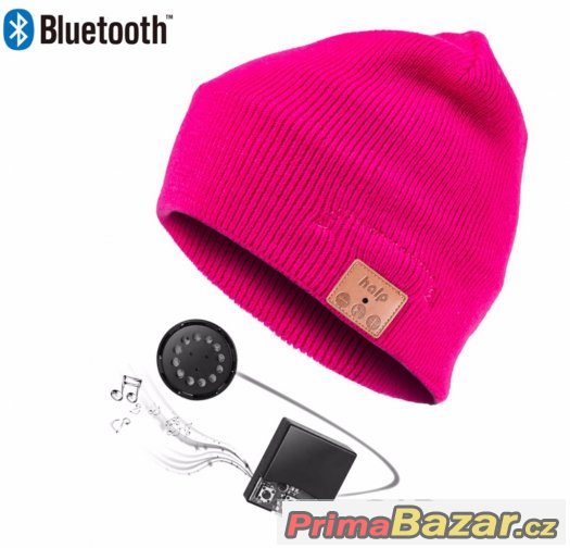 Super dárek-zimní čepice s bluetoothsluchátky a mikrofonem – fotografie 2