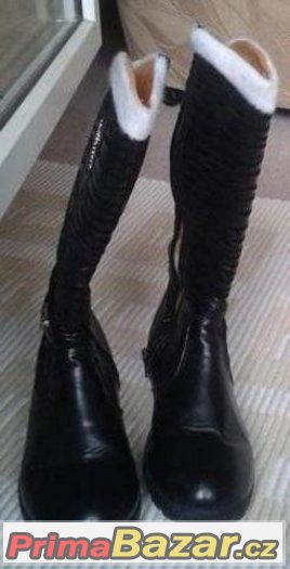 detske zimni kozacky zn.VICTORIA,NOVE/35,zasl.mozne-dohoda – fotografie 2