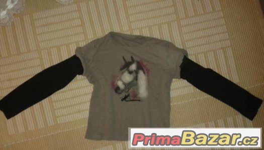 bavl.tricka s dl.rukavem,vel.128(8ks),pekne kousky za 400 Kc – fotografie 4