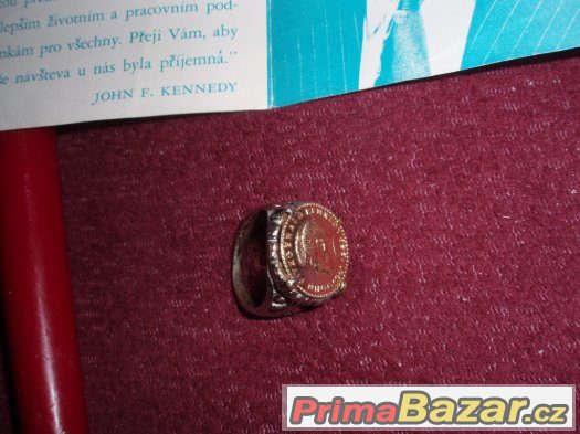 Starý prsten J.F.KENNEDY a poselství – fotografie 2