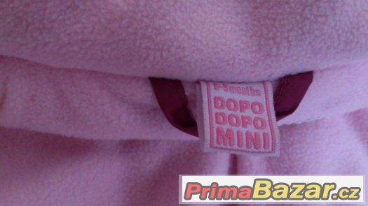 Dětská zimní bunda, bundička, Dopodopo, vel. 74 - jako nová – fotografie 5