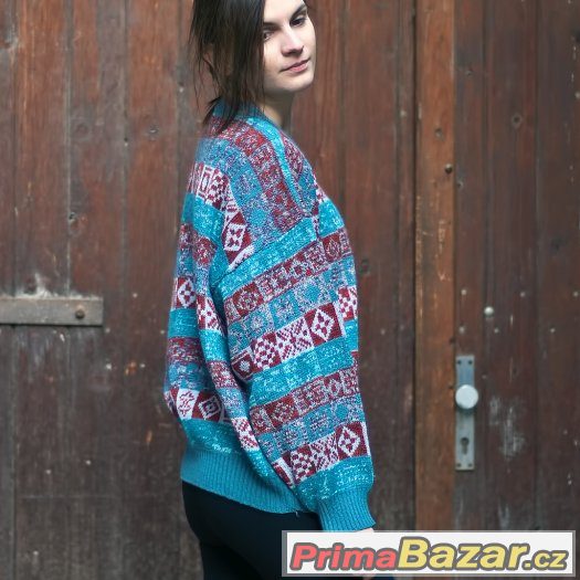 Krasnej svetr Second hand z Italska – fotografie 2