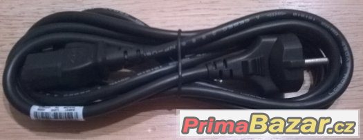 Napájecí kabel 220V černý – fotografie 1
