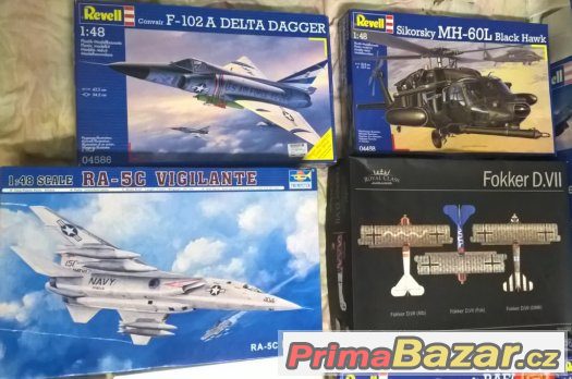 1:48 modely Letadel - celoživotní sbírka – fotografie 1