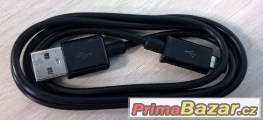 kabel USB - mikro 1m bílý, černý, svítící – fotografie 4