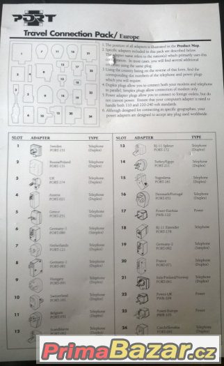 Sada cestovních adaptérů pro elektriku a telefoní přípojku – fotografie 3