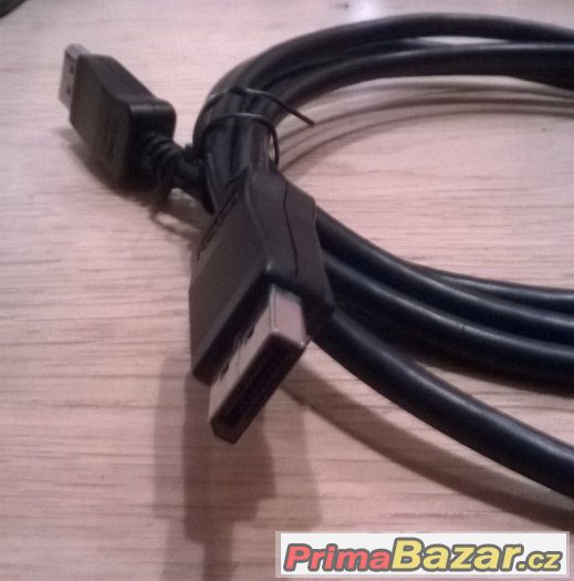 Kabel propojovací DisplayPort stíněný, 2m černý – fotografie 2