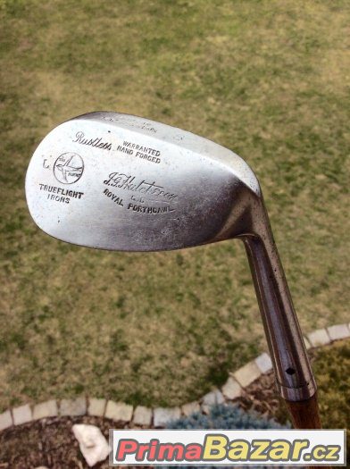 Starožitná golfová hůl hickory – fotografie 5