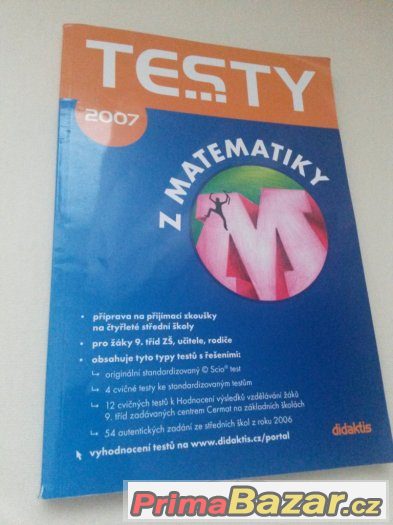 Prodám Testy z matematiky 2007 – fotografie 1