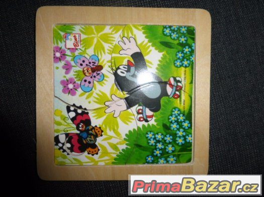 Zvukový volant, krtek, puzzle, dřevěné hračky – fotografie 5