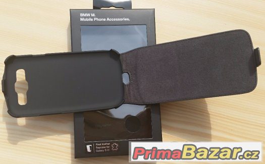 Samsung S3, S4 mini, S4..BMW flip pouzdro Kožené – fotografie 4