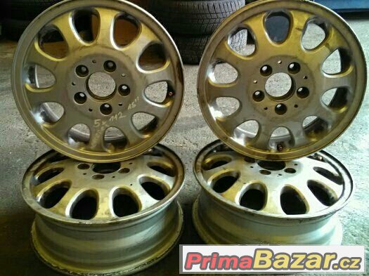 Alu kola 15" Rozměr 5x112 ET54 Mercedes – fotografie 3