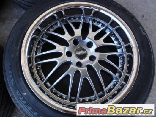 Alu kola,elektrony rozteč 5x110 Royal vel.18 s pneu 245/45 – fotografie 2