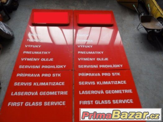 Bilboard, cedule, reklamní cedule, autoservis poutač, pneuse – fotografie 2