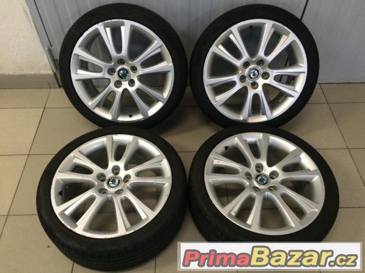 ŠKODA ALU R 18" – ORIG.OTAVIA RS II – SUPERB, Passat, Golf V – fotografie 2