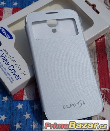 Samsung flip S-view pro Galaxy S4 i9505, bílá – fotografie 4