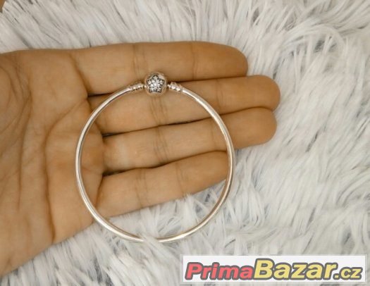 Pandorastyl pevný náramek s hvězdou se zirkonky – fotografie 3