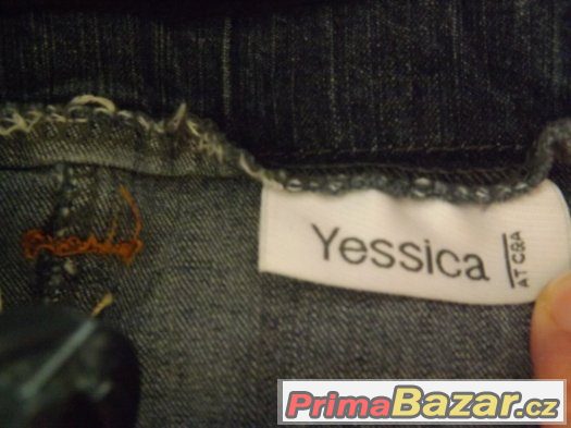 Tehotenska dzinova sukne, Yessica at C&A, vel. 36 - NOVA – fotografie 3