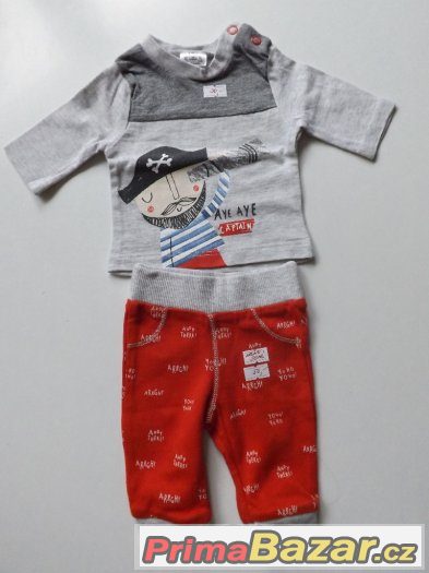 Piratska sada pro chlapecka-F&F-vel. tiny baby/44 cm NOVA – fotografie 1