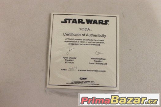 YODA Star Wars vzácná sběratelská figurka – fotografie 1