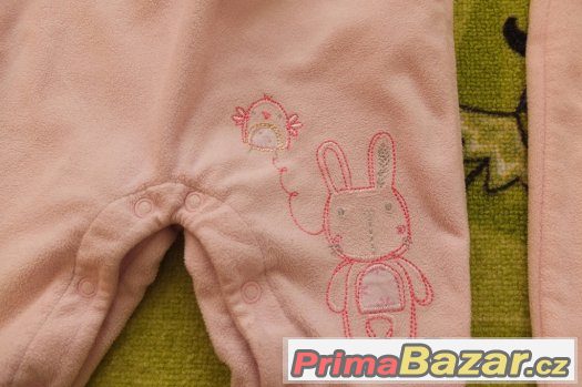 Krásné semišové kalhoty pro miminko 3-6 a 6-9 měsíců - – fotografie 2