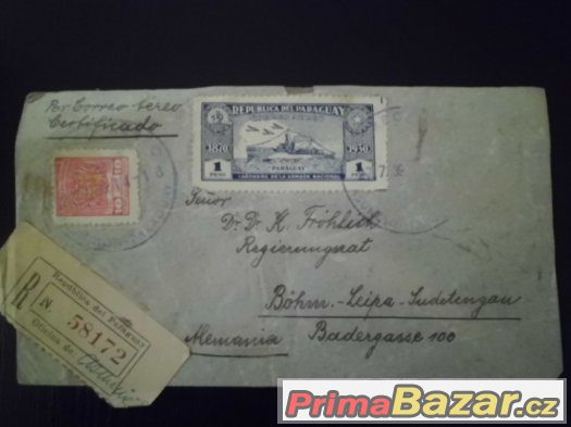 Zajímavá sběratelská stará obálka se známkami – fotografie 4