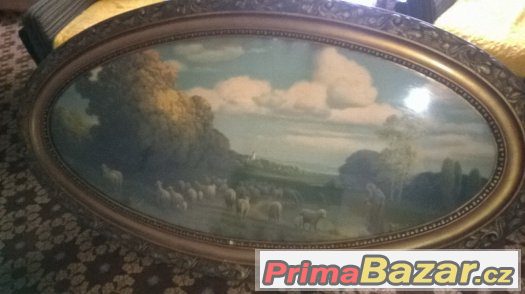 Obraz pasoucí se ovce – fotografie 1
