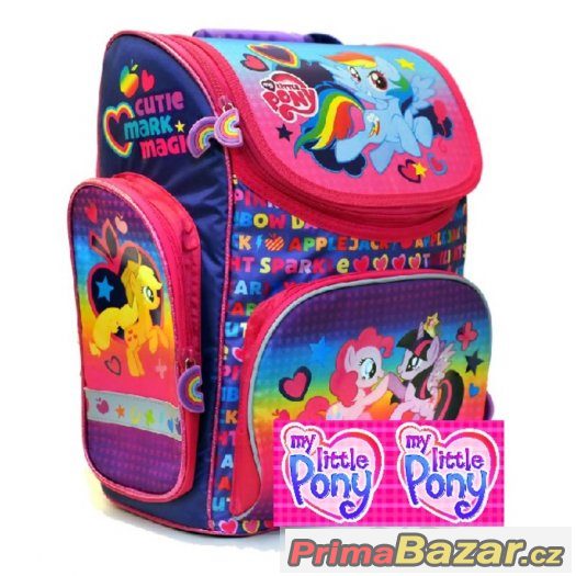 ŠKOLNÍ AKTOVKA BATOH MY LITTLE PONY 3v1 – fotografie 2