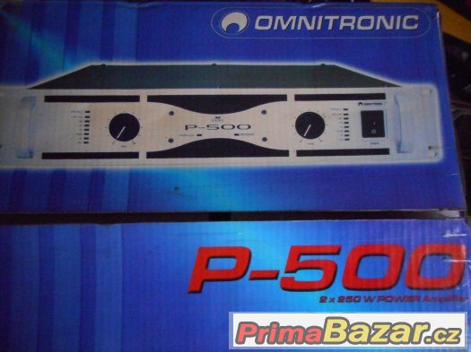 Prodám zesilovač Omnitronic – fotografie 2