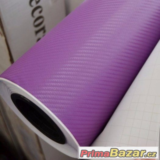 Karbonová fólie fialová 152cm 3D Karbon Carbon výprodej – fotografie 1