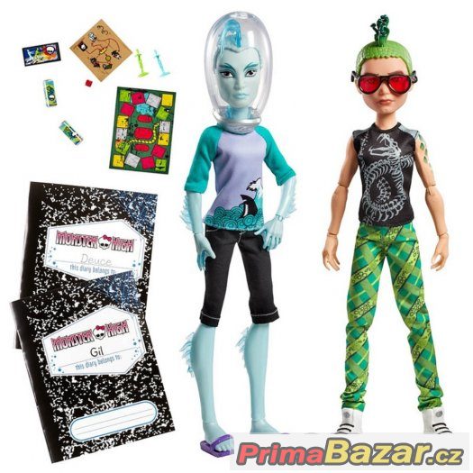 MONSTER HIGH 2pack DEUCE GORGON+GIL WEBBER CBX42 – fotografie 1