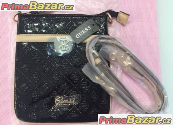 Kabelka Guess crossbody reiko černá – fotografie 2