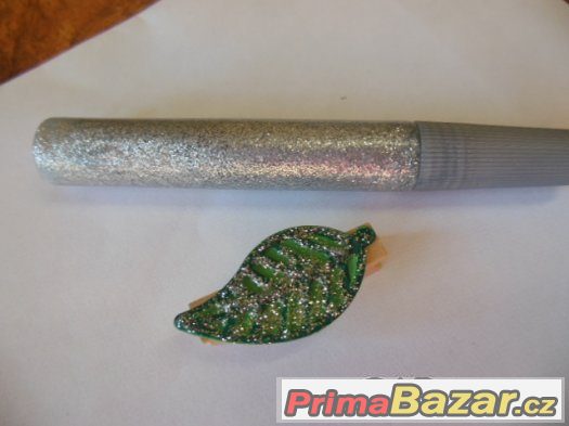 Dekorace-kolíčky-lístečky - 1 ks - 5,-Kč. – fotografie 5