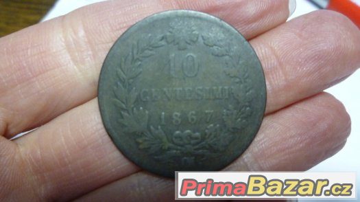 Mince Centisimi 1867 – fotografie 2