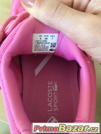 Dámské tenisky Lacoste vel 38,39 NOVÉ S VISAČKOU – fotografie 4