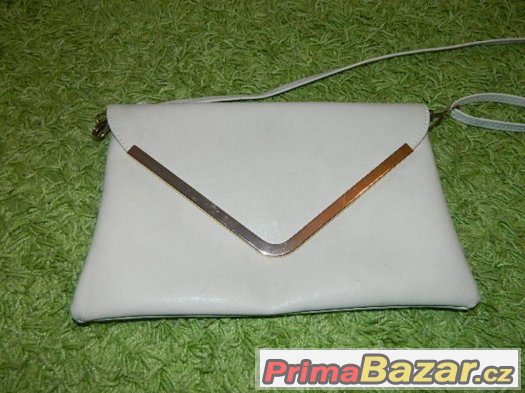 Crossbody , psaníčko kabelka béžová, nude – fotografie 1
