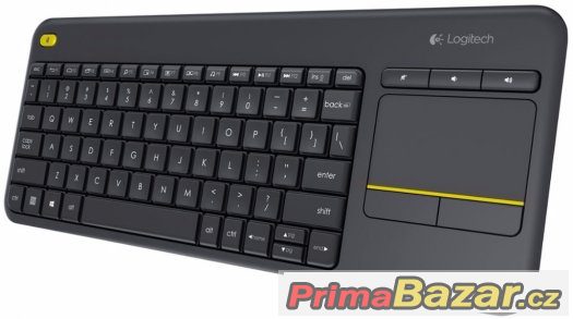 Logitech Wireless Touch Keyboard K400 Plus CZ  BOMBA CENA – fotografie 2