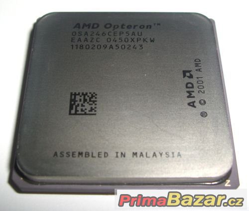 2 Výkonné, plně 64-bitové procesory AMD Opteron 246, sc.940 – fotografie 2