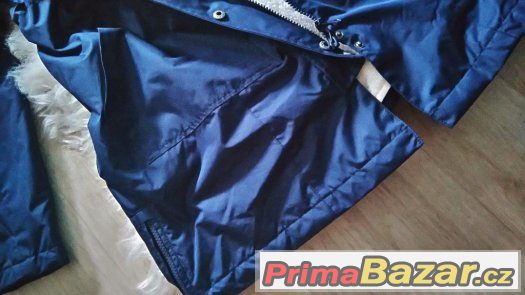Skvělá tmavě modrá zimní bunda 2v1 – fotografie 4