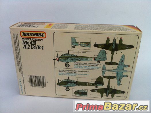 Prodám stavebnici MATCHBOX Messerschmitt Me 410 – fotografie 3