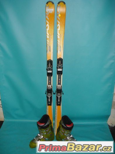 Lyže Dynastar Contact 164cm + boty Roxa 290mm – fotografie 1