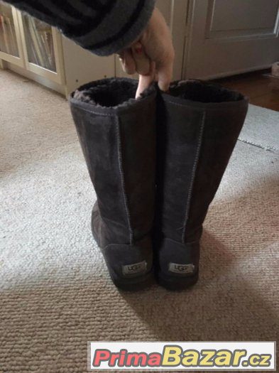 UGG original vysoké hnědé – fotografie 2