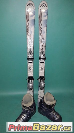 Lyže Roxy 120cm a boty Salomon 255mm – fotografie 1