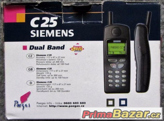 Siemens C25 – fotografie 3