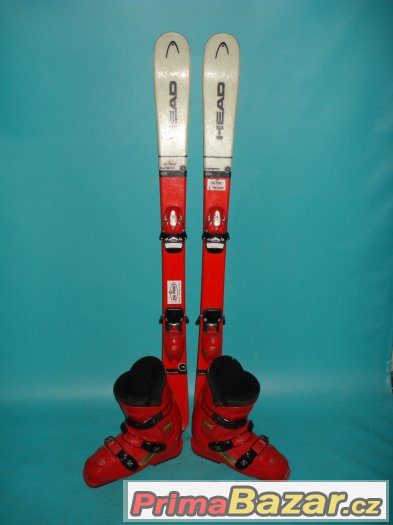 Lyže Head  117 cm + boty Salomon 265mm – fotografie 1