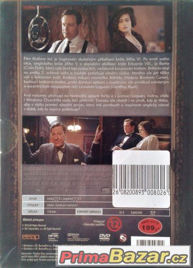 DVD Králova řeč (2010) - film roku – fotografie 2