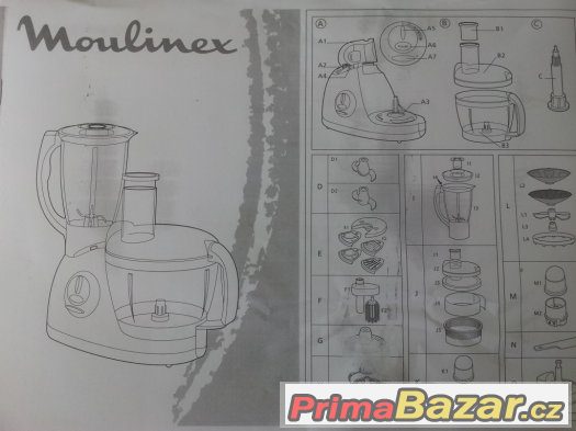 Kuchyňský robot Moulinex super maxi ATF 4 -náhradní díly – fotografie 1