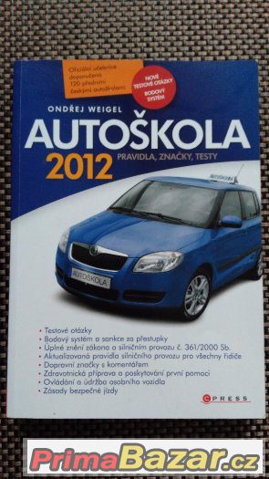 Autoškola 2012 učebnice + testy – fotografie 1