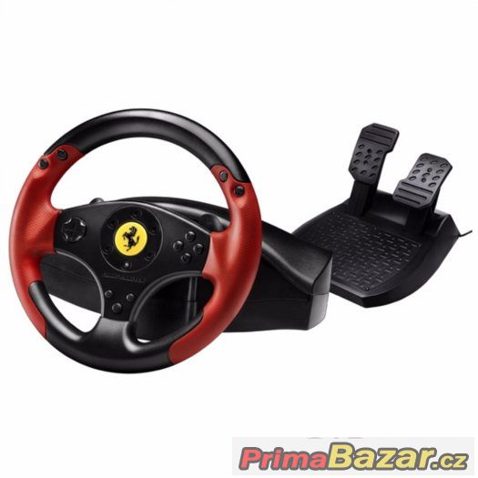 HERNÍ VOLANT Thrustmaster Ferrari RED+Pedály – fotografie 1