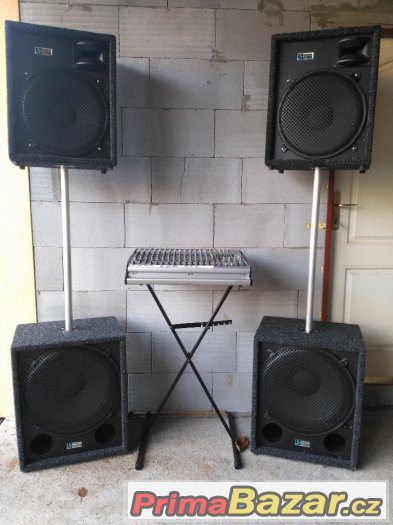 Prodám PA systém, 2x 500W – fotografie 3